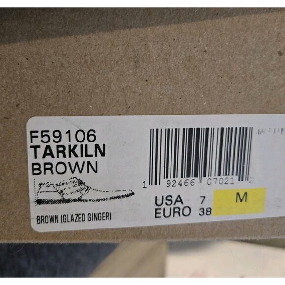 BORN Tarkiln Rustic Suede Leather Brown Lace-Up Ankle Boot Sz 7 New With Box - Picture 11 of 12